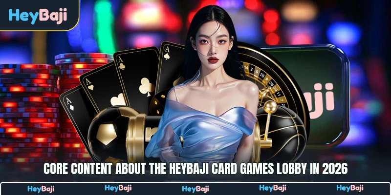 Core content about the HeyBaji Card games lobby in 2026