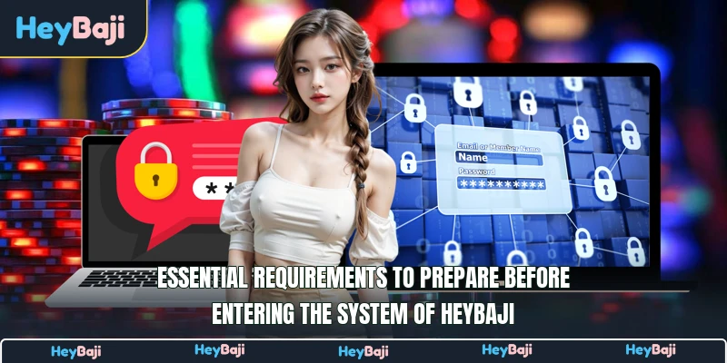 Essential requirements to prepare before entering the system of HeyBaji