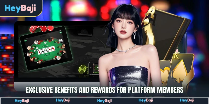 Exclusive benefits and rewards for platform members