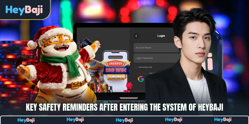 Key safety reminders after entering the system of HeyBaji