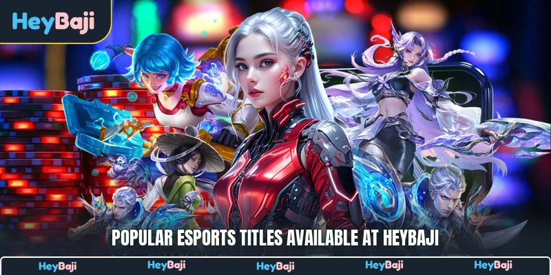 HeyBaji E-sports 2 Popular esports titles available at HeyBaji