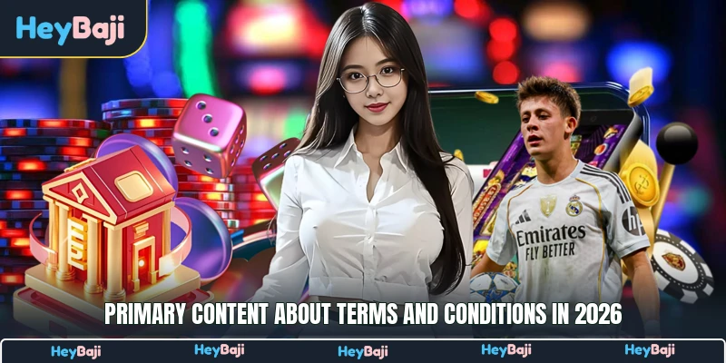 Primary content about Terms and Conditions in 2026