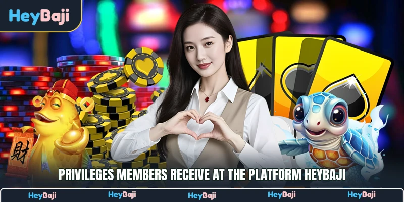 Privileges members receive at the platform HeyBaji