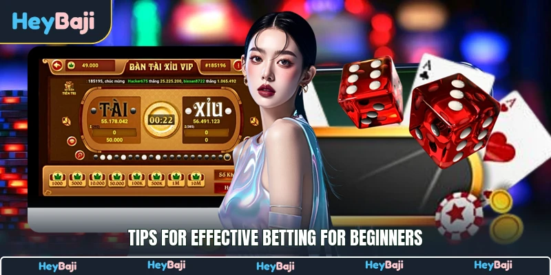 Tips for effective betting for beginners